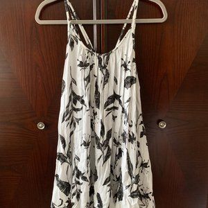 Roxy "Beachy Vibes" Dress  Black & White print